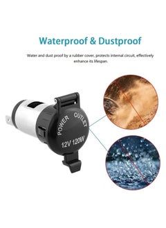 Car Accessories Waterproof Heat Resisting Plastic Power Socket DC 12V 120W Motorcycle Car Tractor Cigarette Lighter Plug Outlet - pzsku/Z7E5BEEBF9A5952EF888BZ/45/_/1734625852/07ff89c5-1296-4c8e-a084-878569bcd766