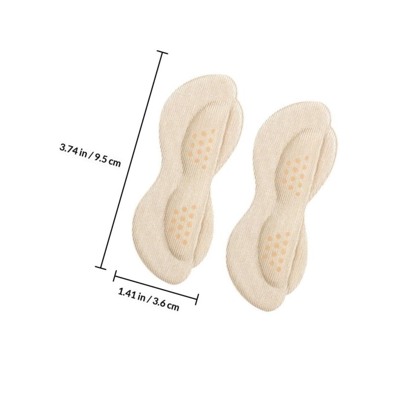 Self Adhesive Heel Pads 8 Pieces Invisible Thin Protectors For Shoe Slip And Blister Prevention Soft Foam Inserts For Men And Women - Image 3