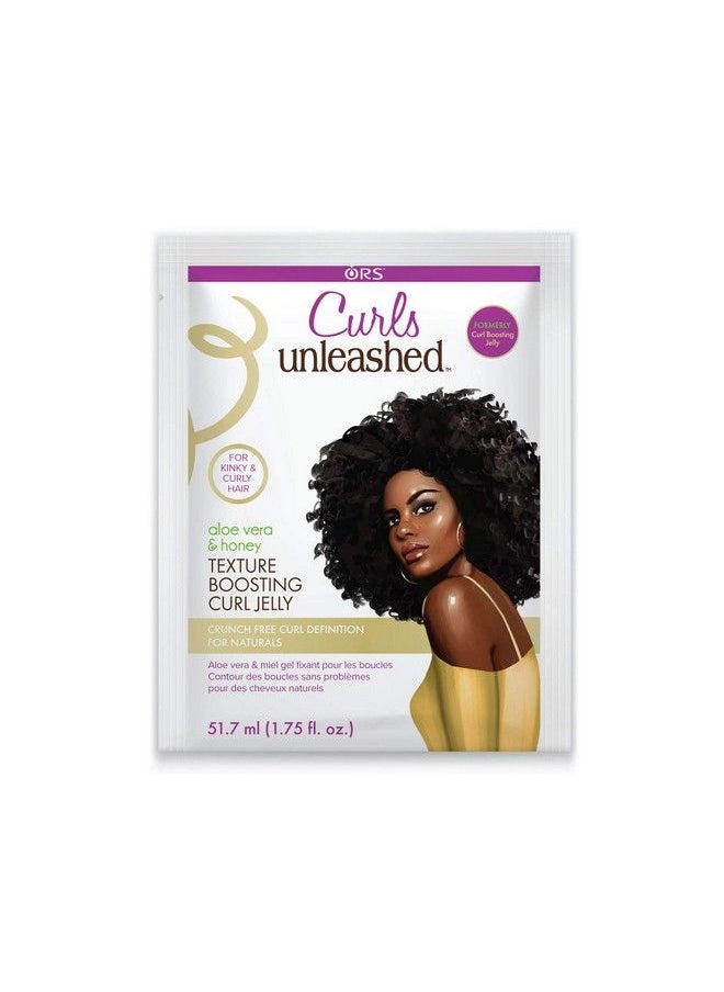 Curls Unleashed - Aloe Vera And Honey Texture Boosting Curl Jelly 1.75 Ounce Travel Packet - Image 1
