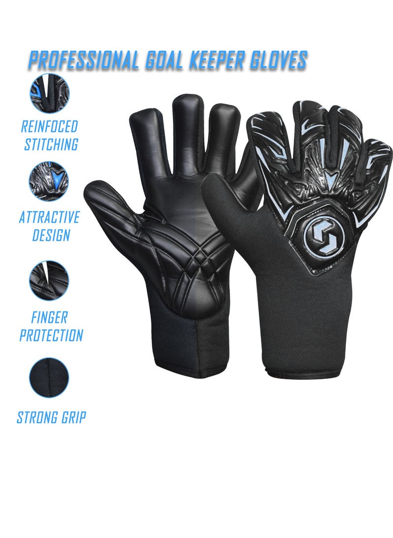 Spall Teenagers and Adults, Football Gloves Goalkeeper Gloves Kids Goalie Gloves,Offers Excellent Protection with -Resistant,Non-slip and Wrist Protection Benefits  - Image 2