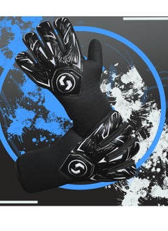 Spall Teenagers and Adults, Football Gloves Goalkeeper Gloves Kids Goalie Gloves,Offers Excellent Protection with -Resistant,Non-slip and Wrist Protection Benefits  - Image 4