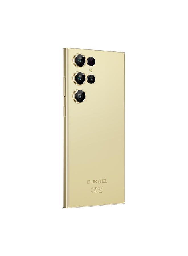 أوكيتل جوال C61 PRO ثنائي الشريحة سعة 256 جيجابايت رام 8+16 جيجابايت لون ذهبي يدعم تقنية 4G LTE - إصدار الشرق الأوسط - Image 5