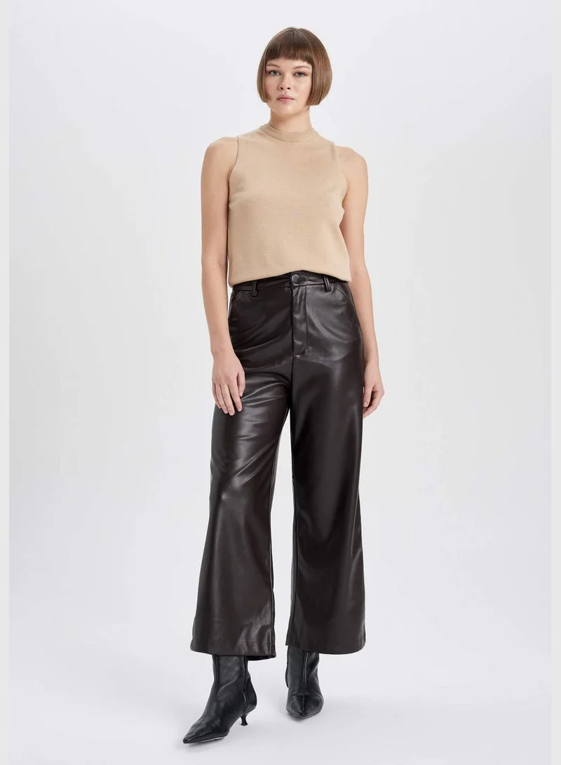 DeFacto Woman Wide Leg Woven Trousers