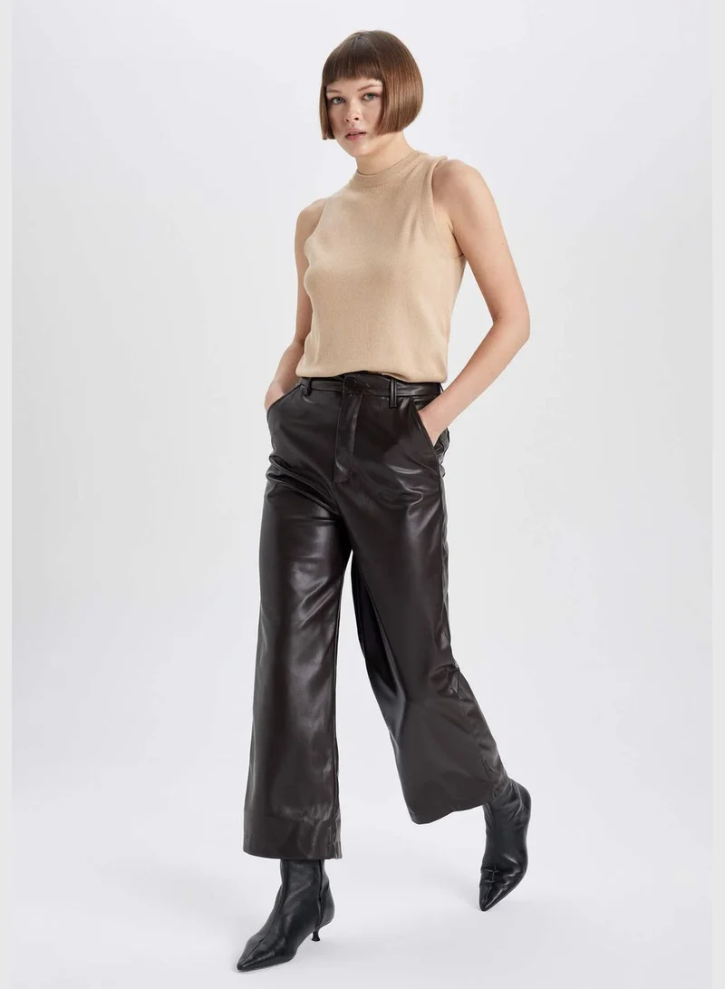DeFacto Woman Wide Leg Woven Trousers