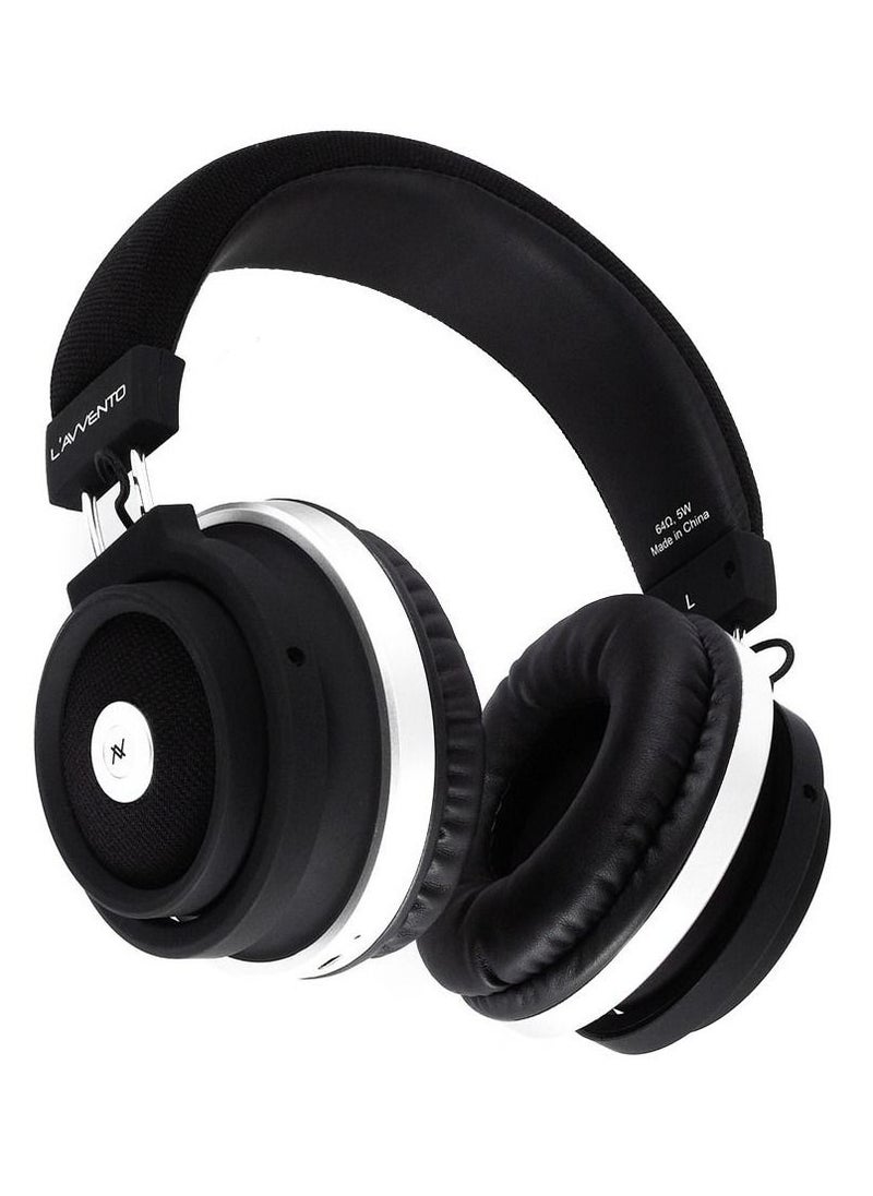 LAVVENTO BLUETOOTH HEADPHONE 5.0 WITH TOUCH FUNCTION (Play – Pause – Volume UP – Down) PLAYING TIME 20 HOURS BUILT IN MICROPHONE