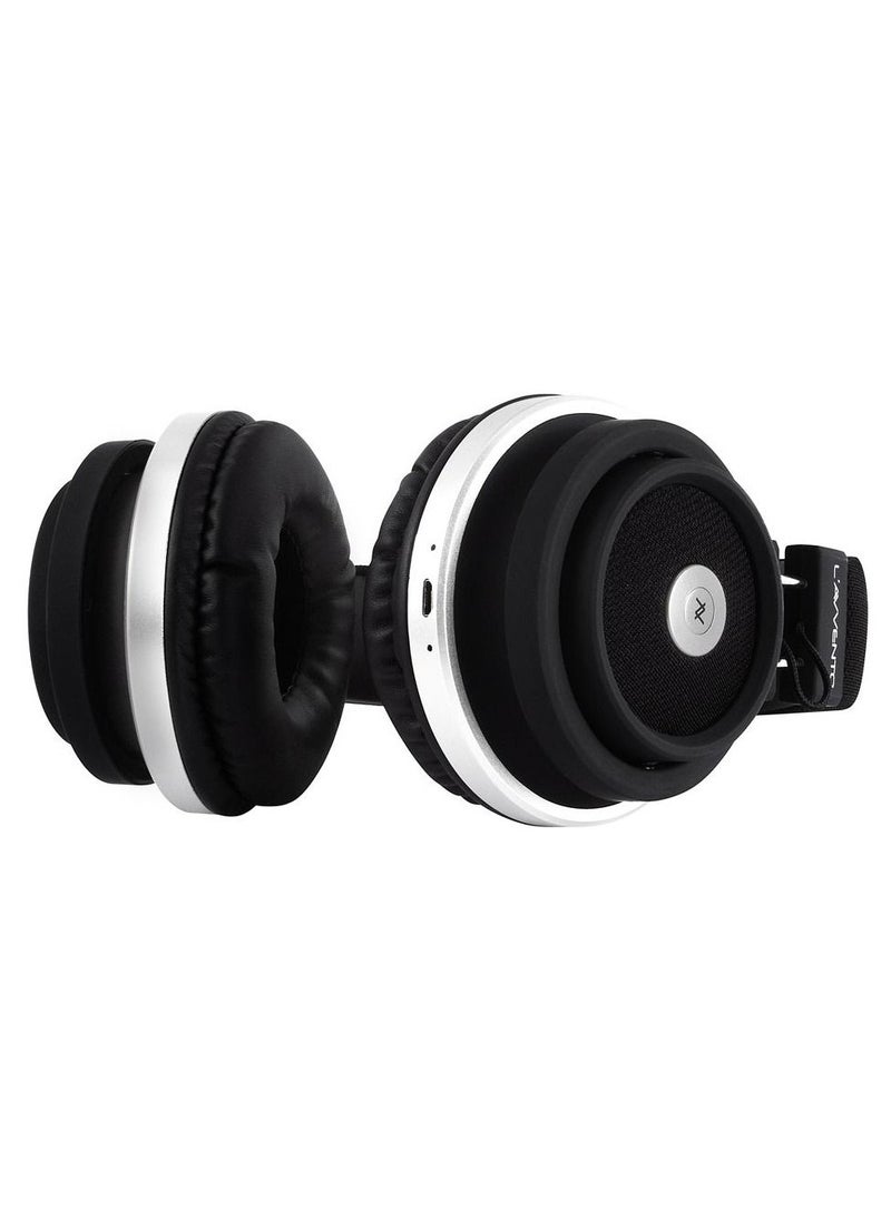 LAVVENTO BLUETOOTH HEADPHONE 5.0 WITH TOUCH FUNCTION (Play – Pause – Volume UP – Down) PLAYING TIME 20 HOURS BUILT IN MICROPHONE