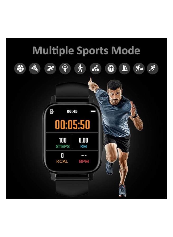 Maxima - Maxima Max Pro X5 Smartwatch with 1.7” Full-Touch Largest Display & Ultra Brightness of 450 Nits, HRM & SpO2, Up to 15 Day Battery Life, 20+ Sports Mode & Unlimited Customized Watch Faces - Image 1