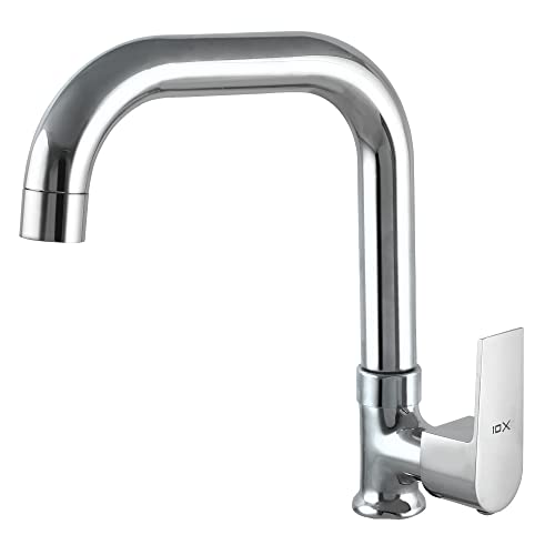 10X Brass Swan Neck SN-91110 Washbasin Tap/Kitchen Tap Table/Deck Mount Chrome Finish Rotatable Spout - Image 1