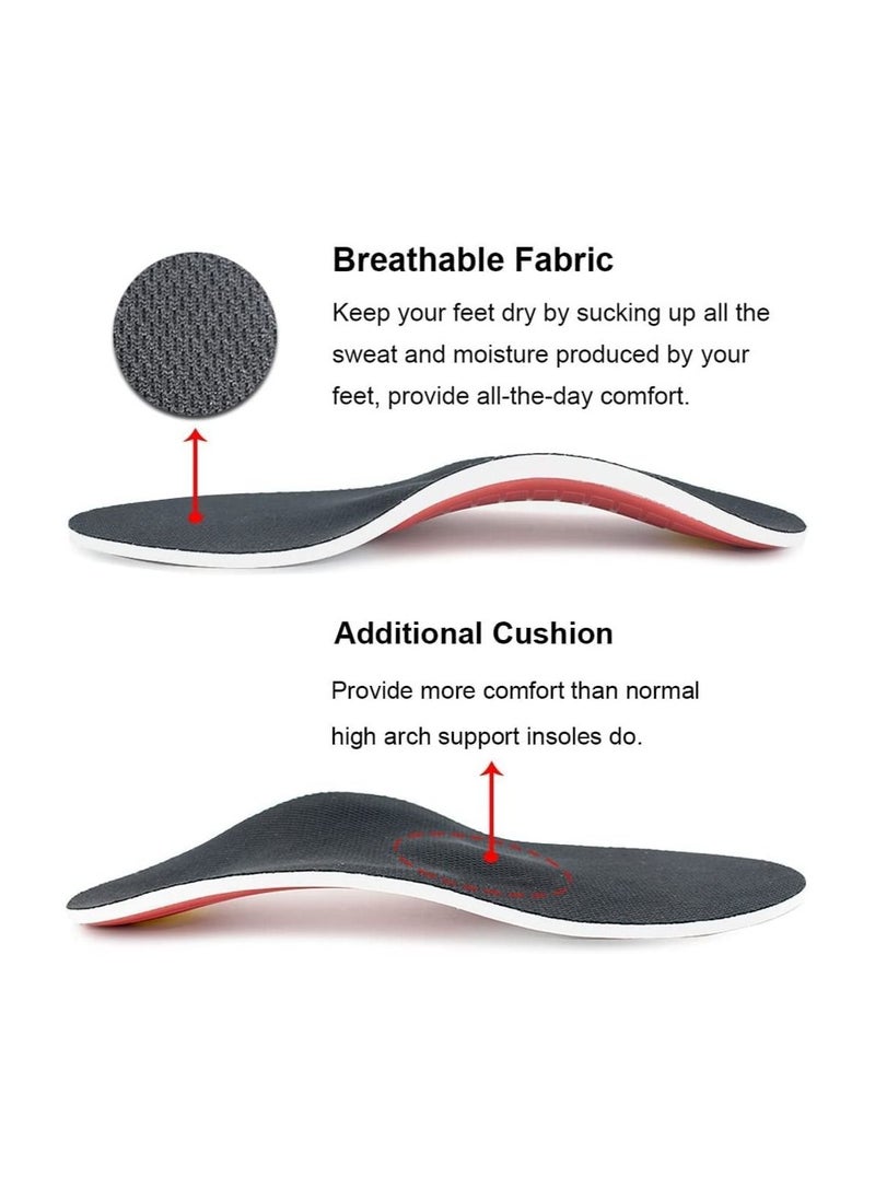 SYOSI - Plantar Fasciitis Orthotic Insoles Memory Foam Insoles- Size L 40-46 - Image 1