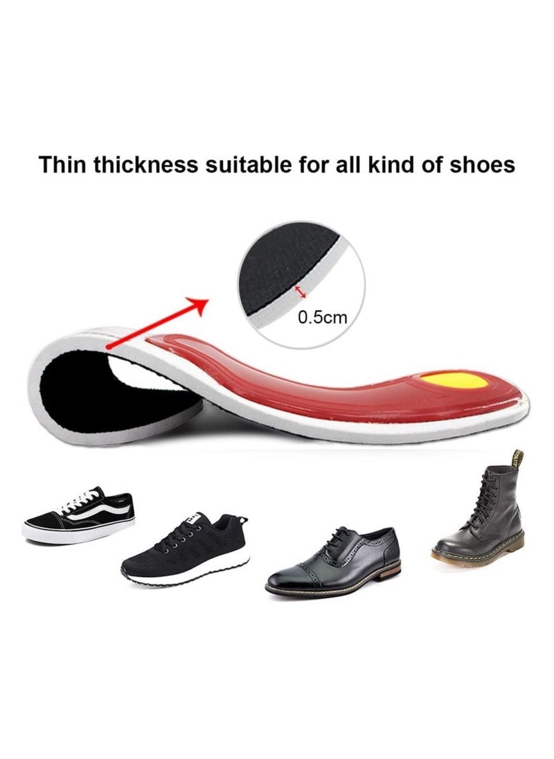 SYOSI - Plantar Fasciitis Orthotic Insoles Memory Foam Insoles- Size L 40-46 - Image 1