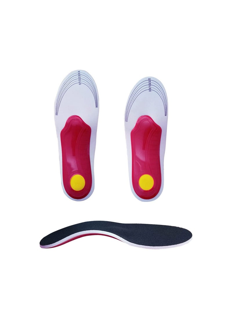 SYOSI - Plantar Fasciitis Orthotic Insoles Memory Foam Insoles- Size L 40-46 - Image 1