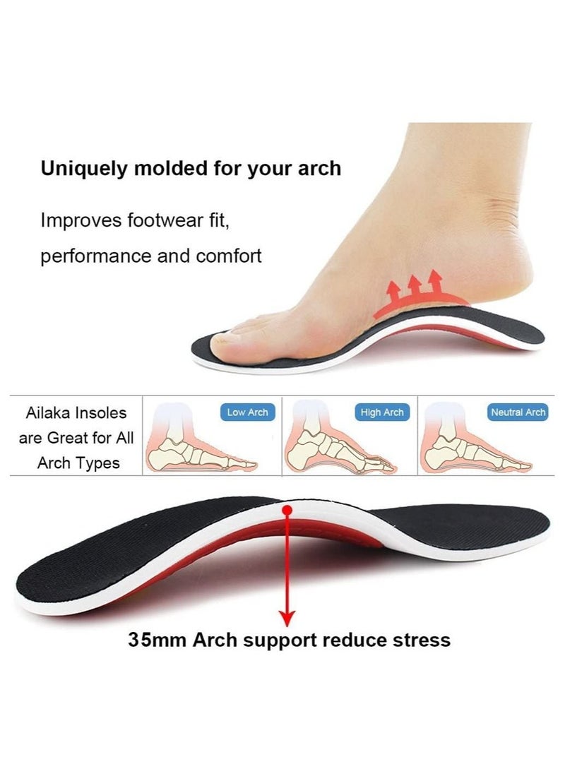 SYOSI - Plantar Fasciitis Orthotic Insoles Memory Foam Insoles- Size L 40-46 - Image 1
