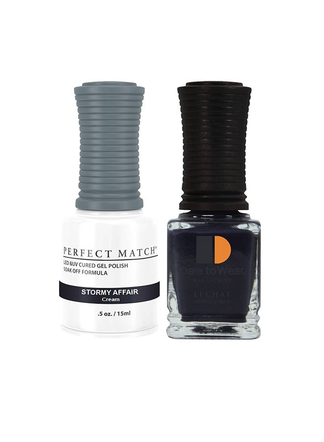 Lechat Soak Off Gel Nail Polish UV LED Gel Polish Stormy Affair PMS186