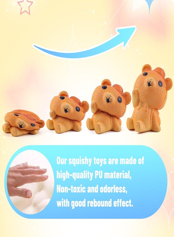 Anboor Bear Squishies Toys for Kids Slow Rising Animals Foam Jumbo Animal Big Stress Squishes Cute Giant Squeeze Toy - Image 3