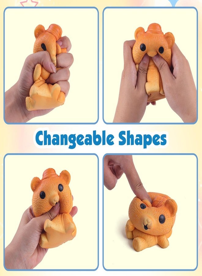 Anboor Bear Squishies Toys for Kids Slow Rising Animals Foam Jumbo Animal Big Stress Squishes Cute Giant Squeeze Toy - Image 4