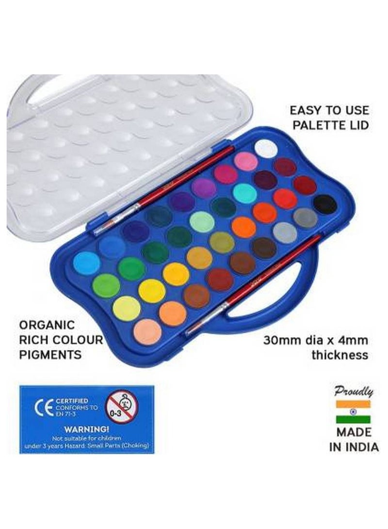 دومس كعكة ألوان مائية 36 لونًا - Image 2