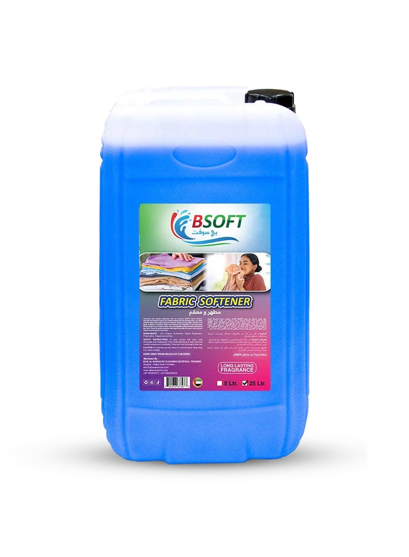 BSOFT Fabric Softener – 25 Liters of Unbeatable Long-Lasting Freshness in Serene Blue - Image 1
