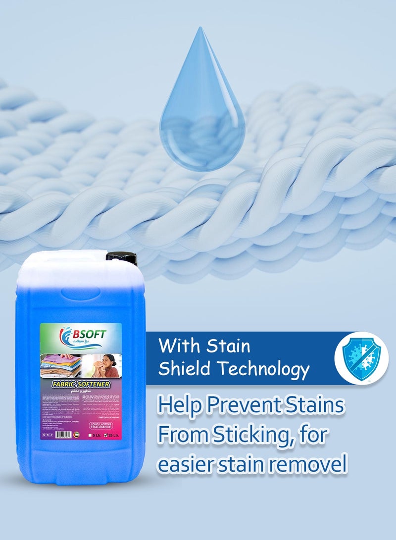 BSOFT Fabric Softener – 25 Liters of Unbeatable Long-Lasting Freshness in Serene Blue - Image 5