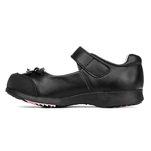 pediped girls Becky Flex Mary Jane - K flats shoes, Black, 26 EU 9-9.5 US Toddler - Image 3
