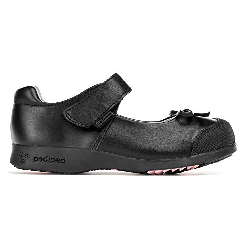 pediped girls Becky Flex Mary Jane - K flats shoes, Black, 26 EU 9-9.5 US Toddler - Image 2