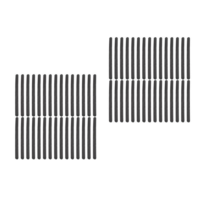 60 pcs 0.7x12cm Smokeless Rolls Handmade Sticks for Moxibustion (Black) - Image 1