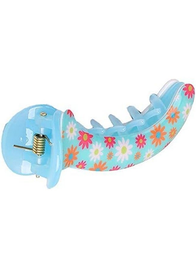 FICTIOUS Banana hair clutcher, Mirchi hair Clip, Claw Clip for Women and Girls (Multi Color) - Pack of 3. - Image 4