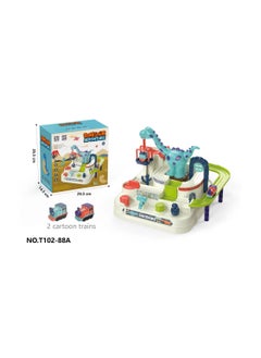Goolsky Dinosaur Race Car Track Toys for Kids Toddler Boys Ages 1-3 3-5 4-7, Dinosaur Race Tracks Toys, Birthday Dinosaur Toys Gifts for 2 3 4 5 Year Old Boys  - Image 5