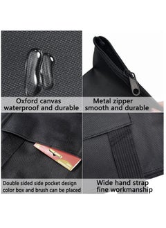 Excefore A2 Waterproof Artist Portfolio Case, Canvas Art Portfolio Carrying Bag Waterproof Drawing Board Bag, A2 Art Folder with Shoulder Strap for Artwork Painting 25.4 x21.3 inch  - Image 3