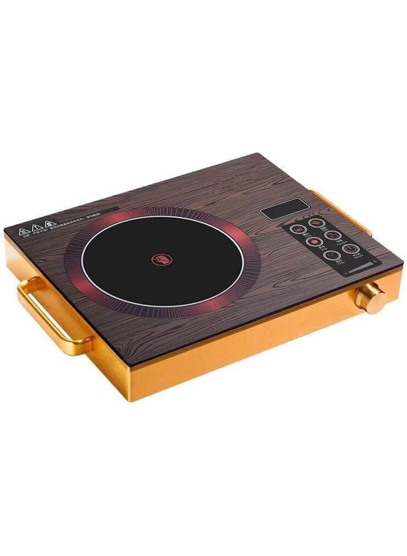 MUNTAQI Portable Electric Infrared Stove – Tabletop Countertop Burner with Adjustable Temperature, Fast Heating Hot Plate for Precise Cooking, Energy Efficient Infrared Cooktop for Home, Dorm, RV & Office - Image 1