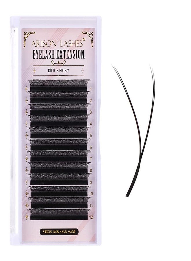 ARISON LASHES YY Eyelash Extensions C Curl 0.05mm Mixed Tray Lash Extension Easy Premade Fans 2D Soft Matte Black Volume Lashes Supply(0.05C-8-15mix) - Image 1