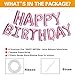 Accevo Pink Happy Birthday Banner 16 Inch Foil Letters Balloons Happy Birthday Balloon for Kids Child Adults Boys Girls Birthday Decorations Happy Birthday Sign - Image 4
