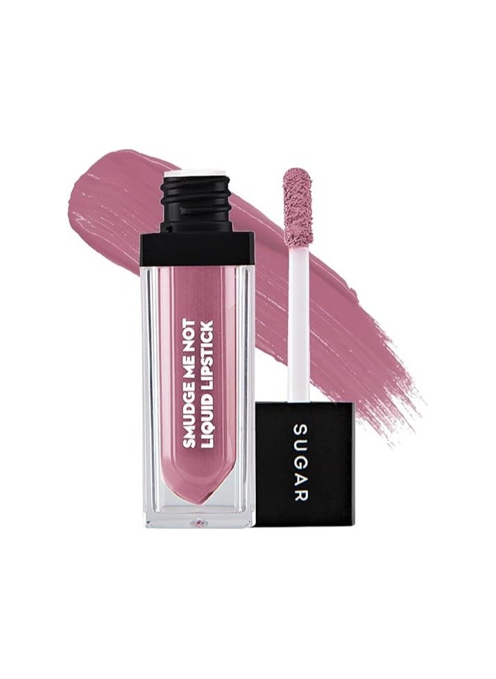 SUGAR - SUGAR Cosmetics Smudge Me Not Liquid Lipstick 09 Suave Mauve (Mauve), 4.5 ml - Image 1