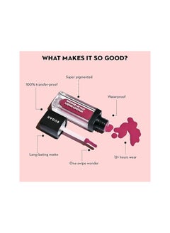 SUGAR SUGAR Cosmetics Smudge Me Not Liquid Lipstick 09 Suave Mauve (Mauve), 4.5 ml  - Image 3