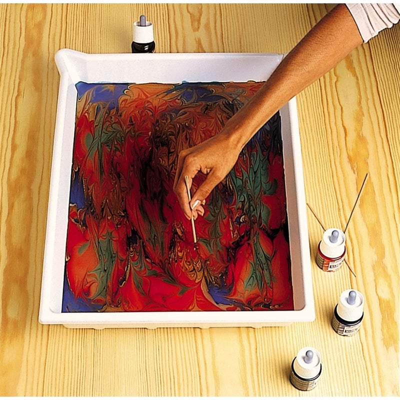 Pebeo Marbling Colour - 45 ml Bottle - Ultramarine Blue (04) - Image 4