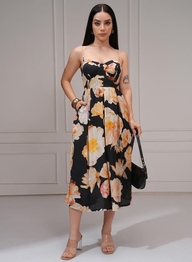 Vishudh Floral Print Dress  - Image 1