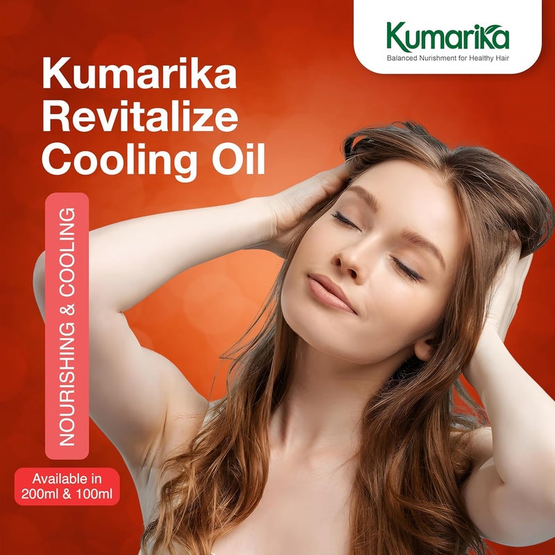 Kumarika Revitalize Cooling Oil 100 ml - Nourishes, Cools & Relaxes - Image 3