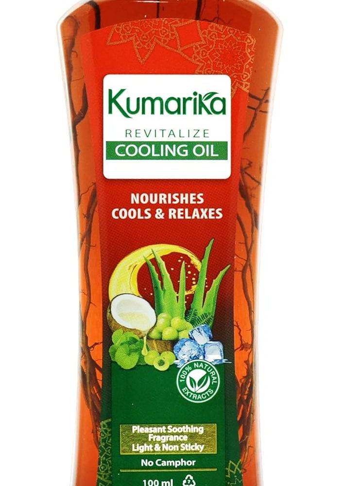 Kumarika Revitalize Cooling Oil 100 ml - Nourishes, Cools & Relaxes - Image 1