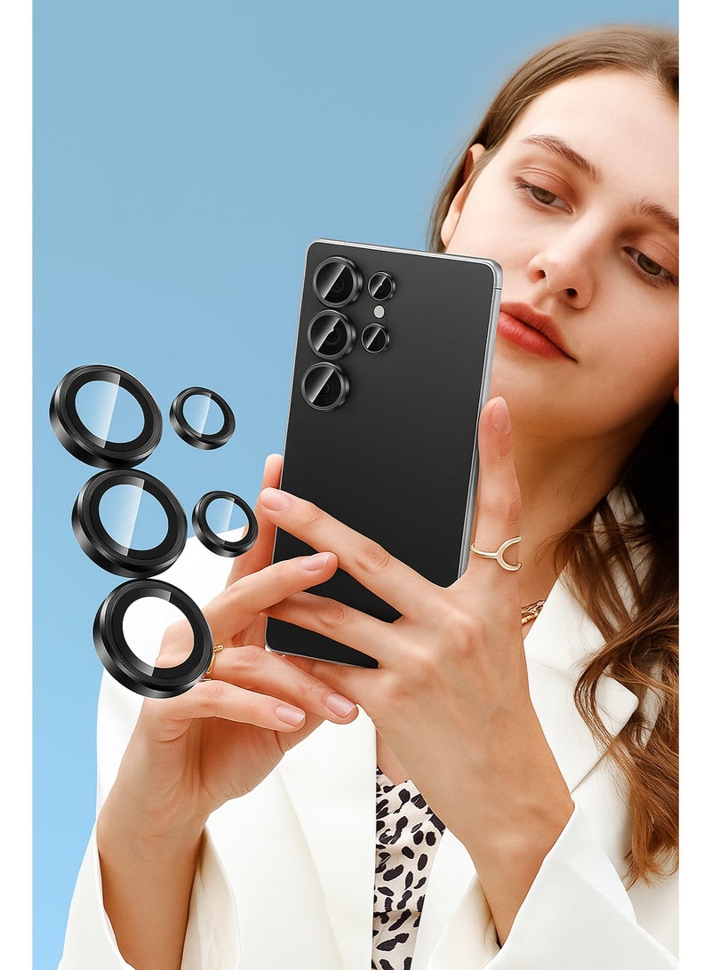 Samsung S25 Ultra Camera Lens Protector Rings – Stylish, Elegant, and Practical Design with Guaranteed Protection for Your Camera Lenses Against Scratches and Shocks Without Affecting Photo Quality - Image 3