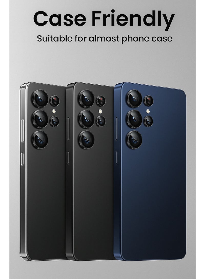 Samsung S25 Ultra Camera Lens Protector Rings – Stylish, Elegant, and Practical Design with Guaranteed Protection for Your Camera Lenses Against Scratches and Shocks Without Affecting Photo Quality - Image 4
