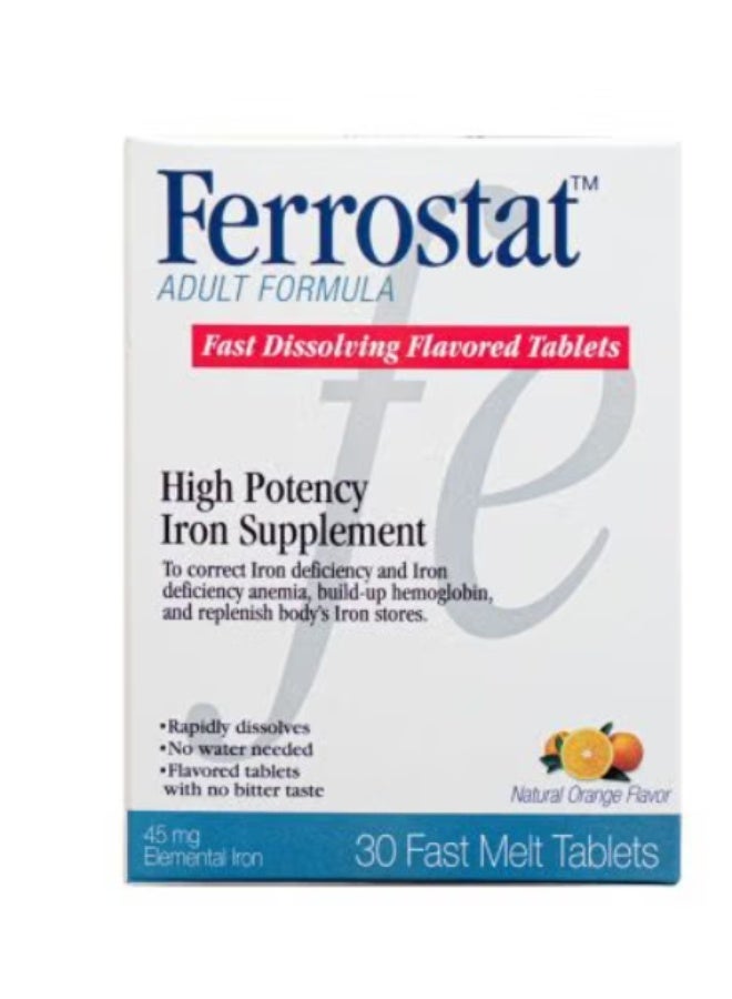 Ferrostat Adult Tablet 30S (Orange)