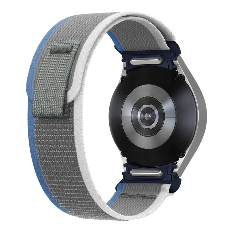 Orange Nylon Loop Strap Smartwatch Band Compatible with Samsung Galaxy Watch 4 with Adjustable Fit Replacement Strap for Daily Wear - Image 2