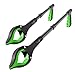 Luxet Grabber Reacher Tool 2 Pack Updated Version Long 1932 Inch Foldable Pick Up Stick Strong Grip Magnetic Tip Lightweight Trash Picker Claw Reacher Grabber Tool for Elderly Reaching Luxet Green - Image 1