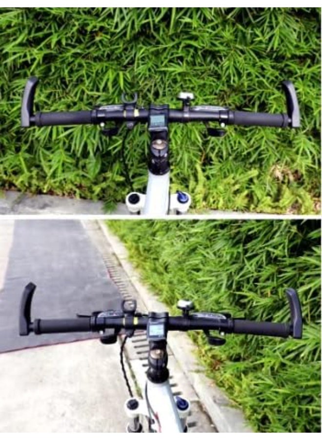 مقبض جادون جانبي للدراجات ألومنيوم لحماية الجادون الجانبية ومسكة لقيادة سهلة قطعتان يمين ويسار - Image 2