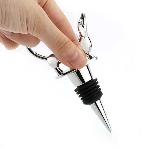 LYWUU Dachshund Wine Bottle Stopper, Dachshund Gifts, Sausage Dog Gifts, Wine Gifts Wiener Dog Doxie Gifts Birthday Gifts Christmas Gifts for Men Women Dog Lovers, with Gift Box - Image 2