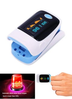 Fingertip Pulse Digital Oximeter Oxygen Monitor with 4 Directions Display Digital Finger Pulse Oximeter Heart Rate Detector Finger Clip Pulse Oximeter Monitor LED Display Blood Oxygen Sensor