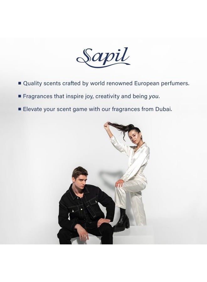 sapil عطر ديسكلوزر الأبيض للرجال - كولونيا دبي طويلة الأمد - بخاخ EDT عطر خشبي عطره - 3.4 أونصة (100 مل) - عطر مثالي للرجال للاستخدام اليومي - Image 2