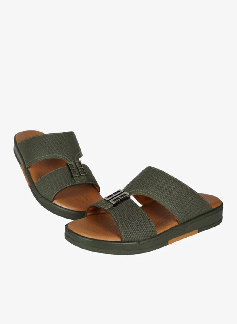 Barjeel Uno Olive 008-3405 Barjeel Uno Men Arabic Sandals BJM 16 Olive for Men | Best Price UAE