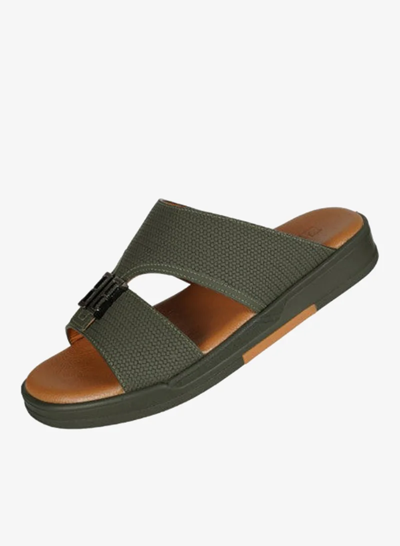 Barjeel Uno Olive 008-3405 Barjeel Uno Men Arabic Sandals BJM 16 Olive for Men | Best Price UAE