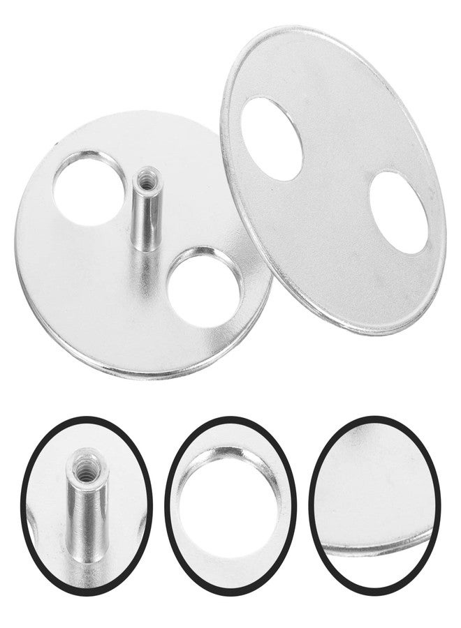 SUPVOX 2Pcs Music Box Replacement Parts: Metal Winding Key & Round Base Plate (55mm/2.16in) - DIY Repair Accessory for Wind-Up Music Box Mechanism - Image 5
