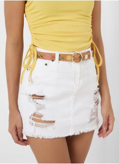 Ginger Floral Embroidered Belt  - Image 1